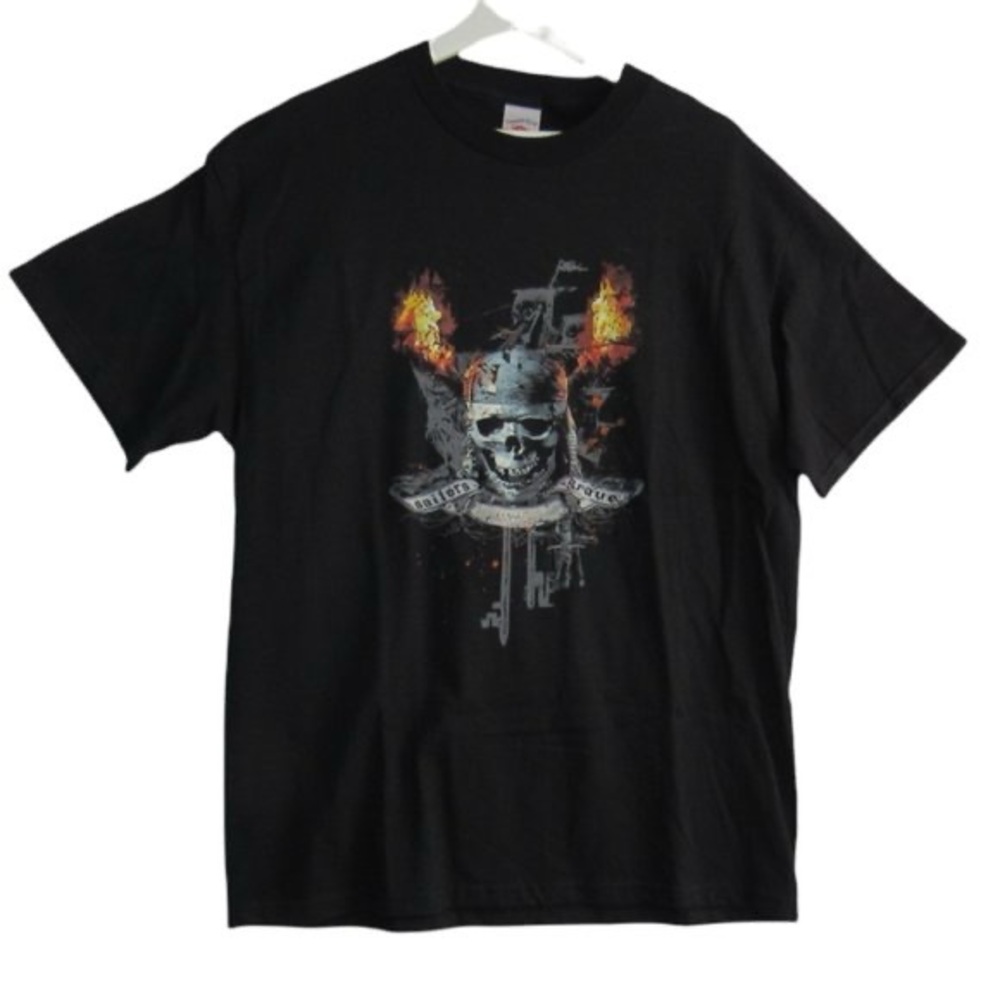 Disney’s Pirates of the Caribbean “Sailor’s Grave” T-Shirt L Tennessee River Tee